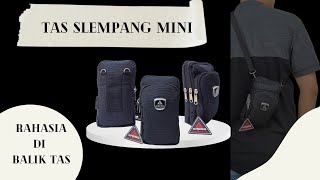 HAUL TAS SELEMPANG HP MINI PRIA GRESS TERBARU KEREN!!Wajib Nonton