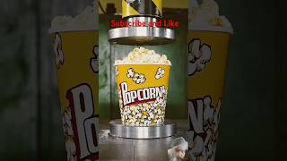 Hydraulic pressure on popcorn 🍿#shorts #ytshorts #shortsfeed #youtubesearch #shortsfeed