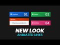 New Looking Animated Social Media Links Hover Effect | CSS Hover Effects