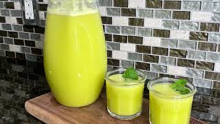 How to make healthy Pineapple Ginger Celery and Mint Juice