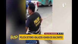 Balacera en VES: policía frustra asalto a distribuidora de bebidas