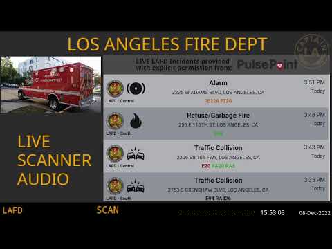Lafd Live Los Angeles Fire Department Scanner Radio Fire Ems