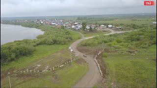 Единственная дорога в поселок оказалась в частной собственности.