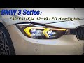 BMW F30/F31/F34 3 Series LED Headlight Upgrade | 2012-2019 PRISMBEAM Custom Lights