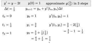 Euler Method Example 2