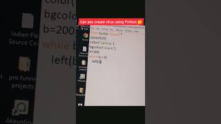 create virus using python #shorts #viral #python #support #trending #youtube