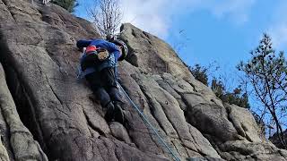 bac암장 바라기(5.12b)                         #삼성산 #암벽등반 #climbing #하드프리 #안양시 #안양유원지 #삼막사