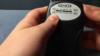 Jensen MR-75 Portable Pocket Radio Review