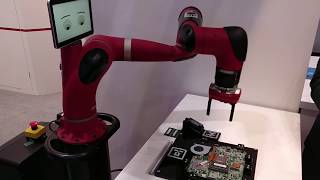 RoboDEX 2017 - Rethink Robotics - Sawyer - DIMM Insertion