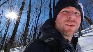 Wildlife Sanctuary Hike on a BEAUTIFUL Winter Day. | Trekking with Daddy