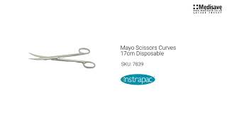 Mayo Scissors Curves 17cm Disposable 7839 1920x1080