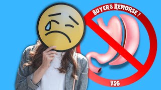 I REGRET Gastric Sleeve: Buyer's Remorse? [Part 1]