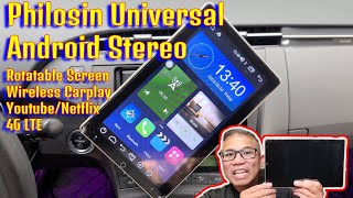 How to install Philosin Universal Rotatable Android Car Stereo on a Toyota Prius