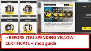 Certificate Shop Analysis Guide Arknights