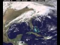 Tornado Generating Storm Seen From Space - Time-Lapse Video