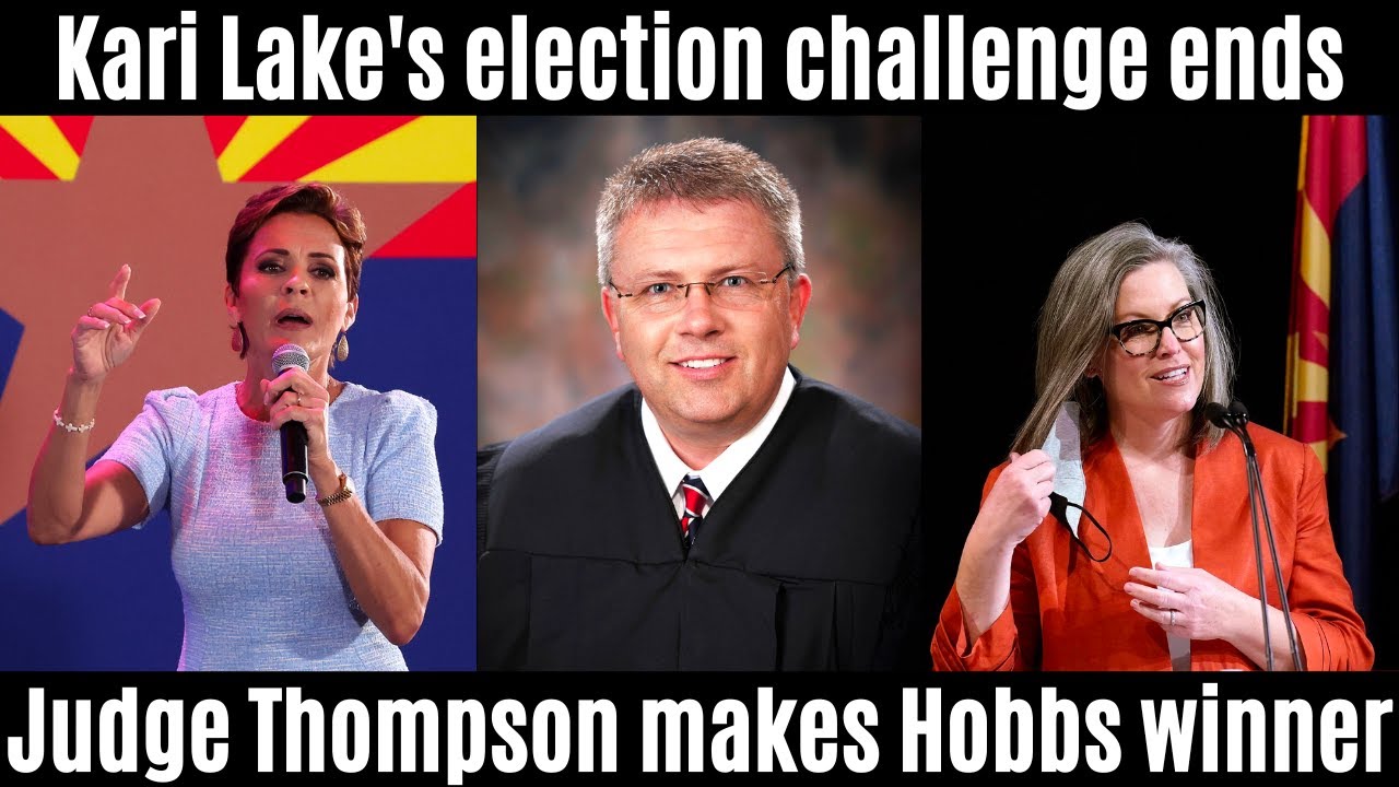 Arizona Judge Rejects Kari Lake's Election Challenge, December 24, 2022 ...