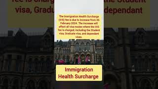 Increase in immigration health Surcharge/2024 increase in IHS fee/