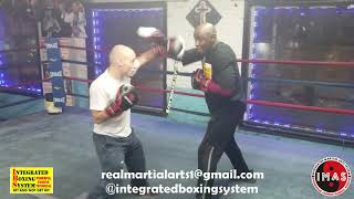 Boxing and Bong Sao (Wing Chun) against the Jab Right Cross with Philly Shell