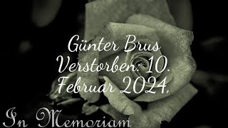 Günter Brus Verstorben: 10. Februar 2024, Österreichischer Künstler und Maler