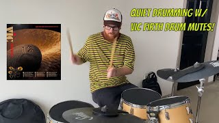 Play Drums Quietly with Vic Firth Mutes Drumheads | Apartment Drumming