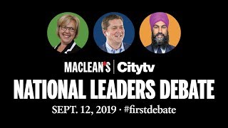 National Leaders Debate 2019: Full video | Maclean's and Citytv