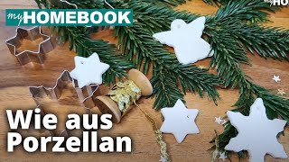 DIY-Weihnachtsbaumschmuck aus Kaltporzellan | myHOMEBOOK