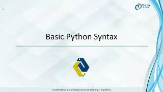 Python Basic Syntax