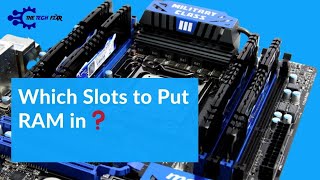 Which Slots to Put RAM in? 1 Minute Discussion!