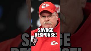 🚨Andy Reid BODIES reporter after a dumb question!😏 #chiefs #chiefsnews #nfl