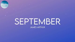 James Arthur - September (Lyrics)