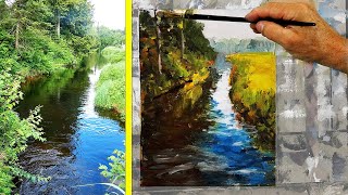 Astuce facile pour harmoniser les couleurs de vos tableaux – Cours de peinture débutant