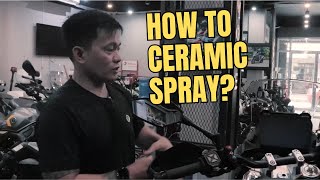 How to Use KMD Ultra-Gloss Ceramic PROTECT Spray Coating by KaaroMoto