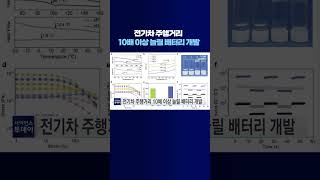 전기차 주행거리 10배 이상 늘릴 배터리 개발 #shorts