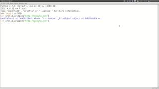 Getting Web Content with Python! [urllib] 01