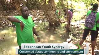 Babonneau Youth Synergy Clean-up of Fond Assau River