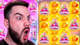 SUGAR RUSH PAID INSANE ON HUGE BONUS BUYS!!! (DOUBLE RETRIG)