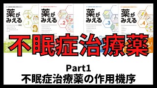 【不眠症治療薬】催眠薬の作用機序　不眠症治療薬の作用機序　薬剤師国家試験