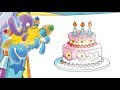 برنامج هيا نرسم - رسم الكيكه - الحلقة 31 | marah tv - قناة مرح