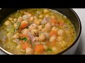 greek chickpea soup with lemon revithia soupa vegan