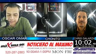 Noticiero Al Máximo Con Marco Antonio Glez ''El Chonito''  Y Chris El ''Machu Picchu'' #Podcast368