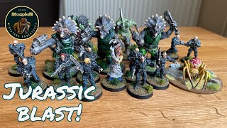 Jurassic Teraton and Mazon Labs proxies for Mantic Deadzone - Statuesque Miniatures \u0026 Treadhead Rad