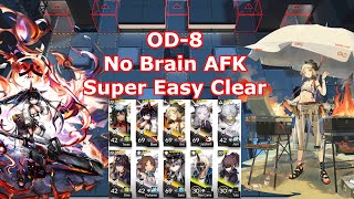 [Arknights] OD-8 No Brain AFK Easy Clear ft.Blaze \u0026 Ifrit