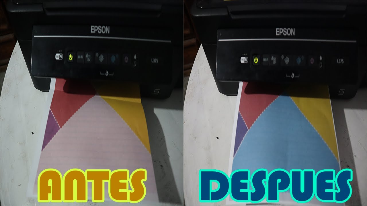 Mi Impresora Imprime Con Rayas - EPSON L375 SERIES (SOLUCIONADO 2022 ...