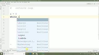 #22 Python Tutorial for Beginners | Infinite Looping Using While Loop in Python.