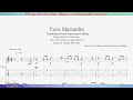 Tutu Maramba (Traditional South American Lullaby) Guitar Arrangement with TAB