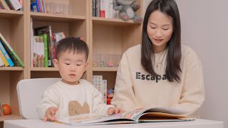 Mom teaches Chenchen to do checklist tasks 辰辰的每天打卡任务