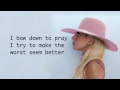 Lady Gaga - Million Reasons (Lyrics)