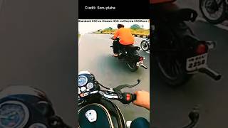 Bullet Standard 350 vs Classic 350 vs Electra 350 Race 🔥 #shorts #bulletlover #race #ytshorts #viral