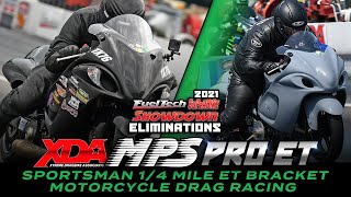 XDA Pro ET Final - Sportsman 1/4 Mile ET Bracket Motorcycle Drag Racing