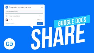 How to Share a Document on Google Docs | Sharing Google Docs